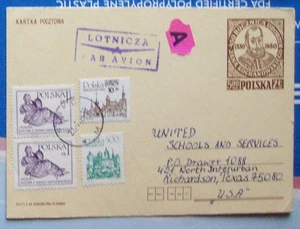 Postal Polonia #824 (var.1) 450º ANNI. DE NACIMIENTO DE JAN KOCHANOWSKY 1982 publicado - Imagen 1 de 2