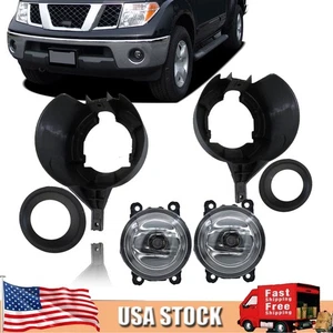 Faro antiniebla de parachoques de metal con soporte para Nissan Frontier 2005-2016 2018 2019 - Imagen 1 de 20