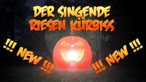 DER SINGENDE RIESEN KÜRBISS 2025 (Halloween, Deko, Beamer, Musik, Kürbiss) - Bild 1 von 43