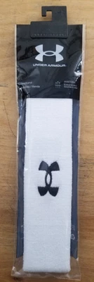 Diadema deportiva Under Armour que absorbe el sudor unisex blanca/negra Foto 1 de 3