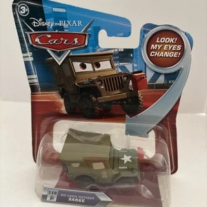 Disney Pixar Cars Die Cast Look My Eyes Change Sarge Pit Crew Member #116 NEU - Bild 1 von 5