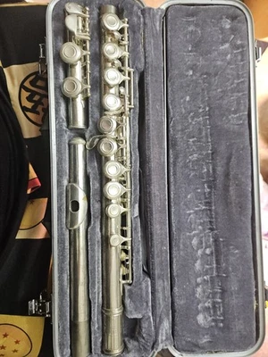 SIMBA flauta c placa plata estuche original gran forma Foto 1 de 4