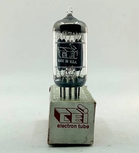 Nos cei 12AU7WA/long Grey Plates/foil O Getter/maxi preamp tested - Picture 1 of 1
