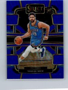 2023-24 Panini Select #92 Vasilije Micic Blue Prizms - Picture 1 of 2