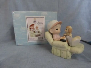 ENESCO PRECIOUS MOMENTS FIGURINE YOU ARE MY FAVORITE PASTIME 2002 P0022 MIB - Picture 1 of 10