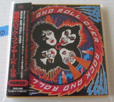 KISS- ROCK AND ROLL OVER CD JAPAN 1997 PHCR-3056 CARDBOARD MINI LP PAPER JACKET - Image 1 of 4