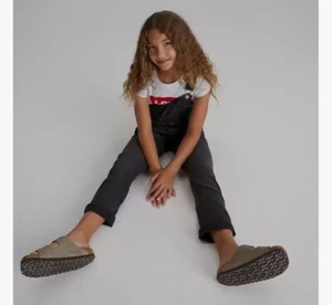 Youth Girls Classic Levis Black Jean Overalls size 10 Regular Stretch - Picture 1 of 7