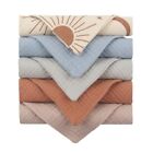 5PCS Kids Towel Sweat Absorbent Cloth Baby Facecloth Cotton Square Handkerchief
