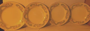 Happy Home fine china made in japan rose bud pattern 4 bread plates used - Picture 1 of 2
