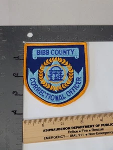 LE9b6 Police patch Georgia Vintage Bibb County Corrections Correctional Jail - Picture 1 of 2