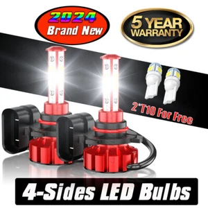 Brightest 9005 LED Headlight Super Bright Bulbs Kit 6K 20000LM High/Low Beam HB3 - Picture 1 of 15