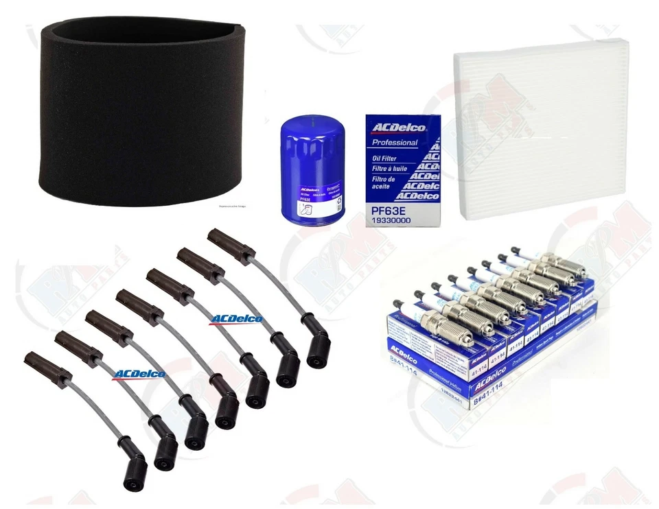 Kit de puesta a punto ACDELCO para Chevrolet Silverado GMC Sierra 1500 2019-202 5,3 L 6,0 L Foto 1 de 1