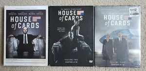 House of Cards: Season 1, 2 & 3 LIKE NEW - KEVIN SPACEY American drama - Picture 1 of 5