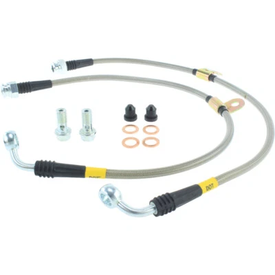 Kit de línea de freno delantero trenzado de acero inoxidable StopTech 950.45005 para Mazda RX-8 2004-11 Foto 1 de 2