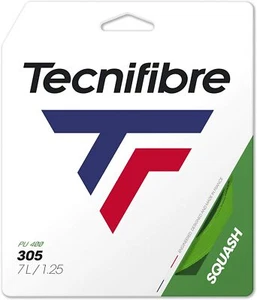 Tecnifibre 305 Squash Racket String - Green - 9.7m set - 1.25mm / 17L - Picture 1 of 3