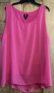 JM Collection Damen Top rosa ärmellos Gr. XXL - Bild 1 von 4
