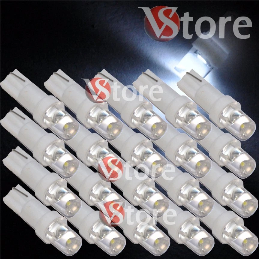 20 LED T5 CONCAVE BIANCO Lampade Luci Lampadine Per Quadro Strumenti e Posizione - Immagine 1 di 1