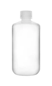 Eisco Labs 250ml Reagent Bottle, Narrow Mouth with Screw Cap - Polypropylene - Picture 1 of 4