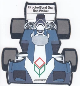 ROB WALKER BROOKE BOND OXO SURTEES TS9 1971 F1 ORIGINAL PERIOD RACING STICKER - Picture 1 of 2