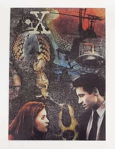 1996 Topps The X-Files Season 3 Etched-Foil Blank Back Error i2 Mulder & Scully - Picture 1 of 3