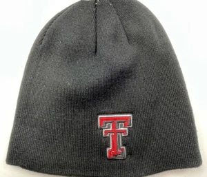 Authentic Texas Tech Knit Hat / Top of The World / Black  / NWT / OSFA - Picture 1 of 5