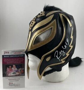 WWE Rey Mysterio Signed Luchador Mask WrestleMania 39 Official Merch JSA COA