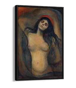 EDVARD MUNCH, MADONNA -FLOAT EFFECT CANVAS WALL ART PIC PRINT - Picture 1 of 12