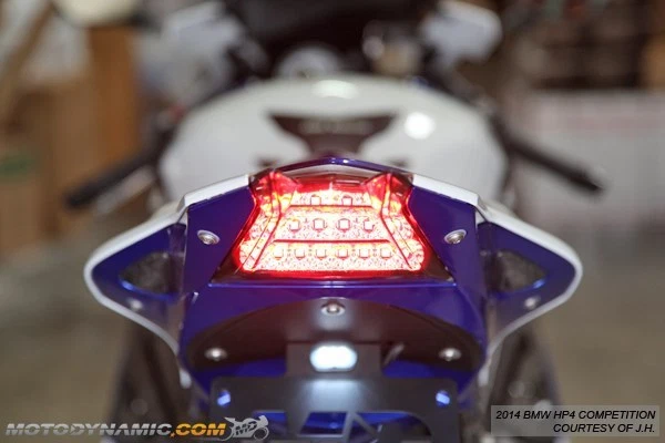 fit 2009-2014 BMW S1000RR HP4 SEQUENTIAL Signal LED Tail Light SMOKE LENS - Image 1 of 1