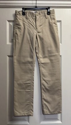 NWOT Old Navy Boys Skinny Pants Adjustable Waist Sz 12 Khaki School Play - Image 1 of 4