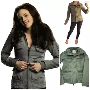American Eagle M Military Jacket Cargo pockets Olive Green Bella Swan alt Y2k - Picture 1 of 16