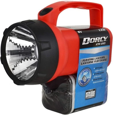 Dorcy 35-Lumen Floating Waterproof LED Flashlight Lantern, No Size, Red
