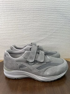 SAS JV Mesh grau Wildleder Doppelriemen Klettverschluss Herren Größe 9,5 WW brandneu - Bild 1 von 11