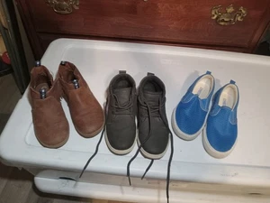 perry Ellis lace up ankle upper boys size 11 cat & jack boot gymboree slip on 12 - Picture 1 of 10