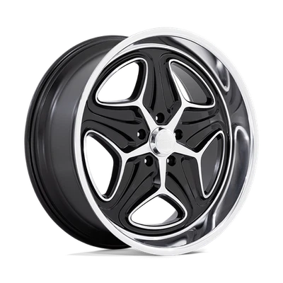 Rueda mecanizada negra brillante 22x10,5 Foose F171 Merlot 5x5 (6 mm) Foto 1 de 4