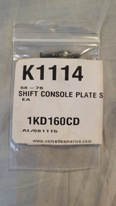Shift Console Plate Screw Set for 1968-1976 C3 Corvette - Picture 1 of 1