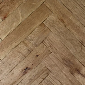 French Oak Herringbone Parquet Flooring - Fume Finish - Rustic or Prime Grade - Picture 1 of 2