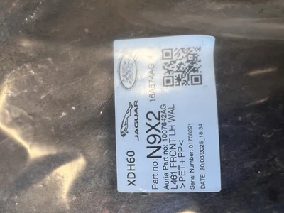 Forro guardabarros izquierdo N9x216A574AG Land Rover LR190073 como está Foto 1 de 4