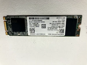 Intel 180GB M.2 SATA-3 SSD Perfect Condition - 856581-001 SSDSCKKF180H6H - Afbeelding 1 van 2