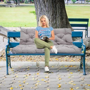 Bench Cushion for Garden Swing Chair Bench Seat Backrest Pads Outdoor 120x100cm - Picture 1 of 22