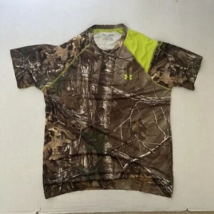 Under Armour Scent Control Shirt Mens Extra Large Realtree Xtra Crew Base Layer - Picture 1 of 10
