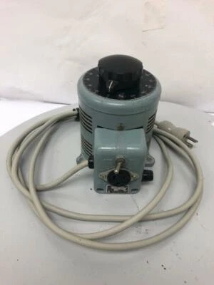 Transformador variable 0-140 VAC 7,5 AMP *PROBADO* Powerstat eléctrico superior Foto 1 de 4