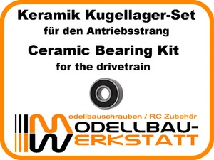 KERAMIK Kugellager-Set für Mugen MBX8R ECO MBX8 ECO + TE MBX8TR ECO MBX8T ECO - Foto 1 di 1