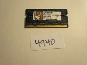 Vintage 1GB Kingston PC2700 333MHz DDR1 SODIMM Laptop Memory RAM (4940) - Picture 1 of 2