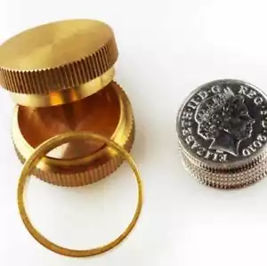 More details for high quality brass dynamic coin trick penny coin transfer brilliant trick