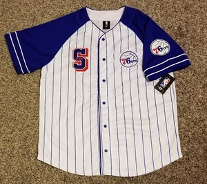 Philadelphia 76ers Adult Large stitched baseball-style NBA jersey! New, $40 tags - Picture 1 of 2