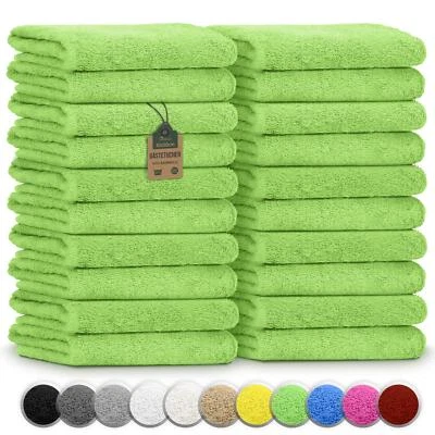 Gästetücher Frottier Gäste-Handtücher 30 x 50 cm 100% Baumwolle 20er Pack  - Bild 1 von 4