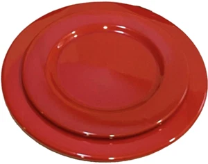Waechtersbach 12 Pieces Solid RED 7 3/4” Plates Salad Lunch & 10” Dinner Plates - Picture 1 of 10