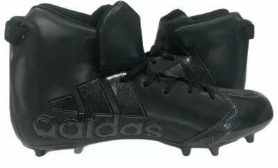 Adidas Molded Football Cleats Black Men's Size 17 NEW - Image 1 of 4