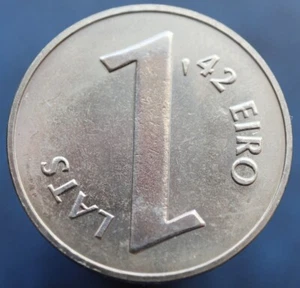 Moneda 1 Lats / 1,42 Eiro 2013 - Letonia - KM #125 - "R718" - Imagen 1 de 5