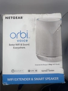 NETGEAR Orbi RBS40V Voice Smart Speaker & WiFi Mesh Extender - Picture 1 of 4